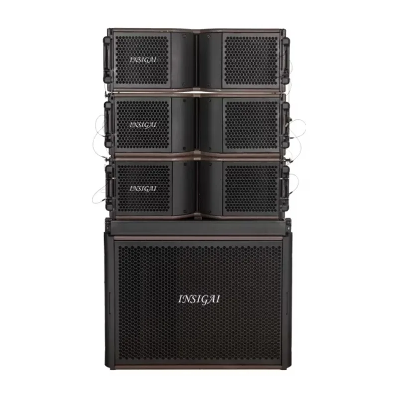 KR210 Neodymium Magnetic Dual 10 Inch 800W Full Frequency Speaker Line Array Speakers