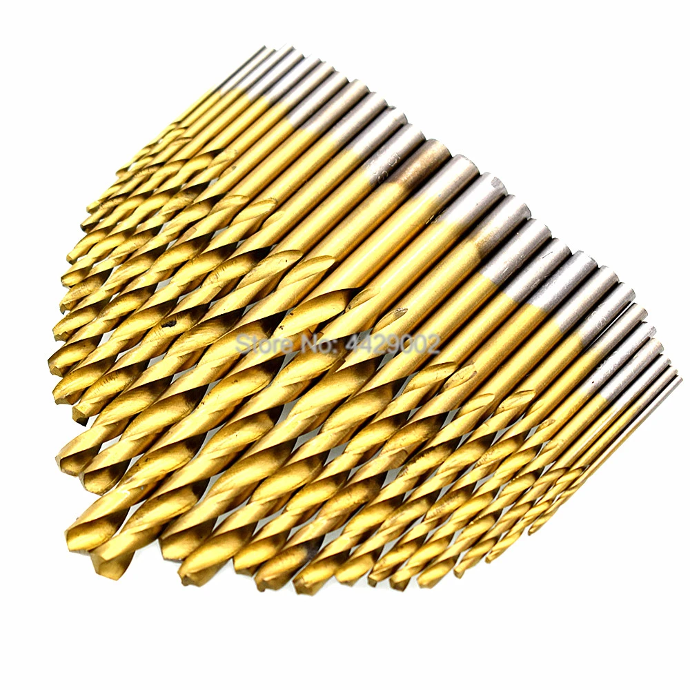 26-teiliges Set mit Spiralbohrern für Holzbearbeitung, Bohrerwerkzeug, 1,5 mm bis 6,5 mm, zum Bohren in Metall, Holz, Aluminiumlegierungen und Isolierplatten. – Detail 1