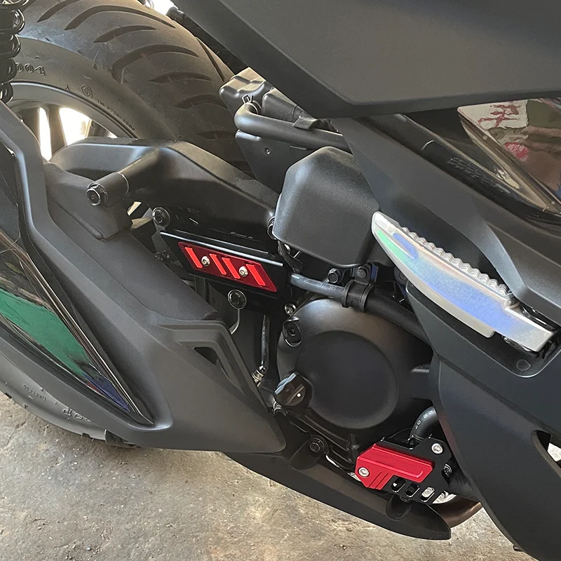 Chekis مناسبة لهوندا Forza350 Nss350/250 غطاء حماية عالي الجهد المعدل، غطاء أنبوب الخط، غطاء مزخرف لخط زيت العجلة الخلفية، غطاء حماية لملف الإشعال