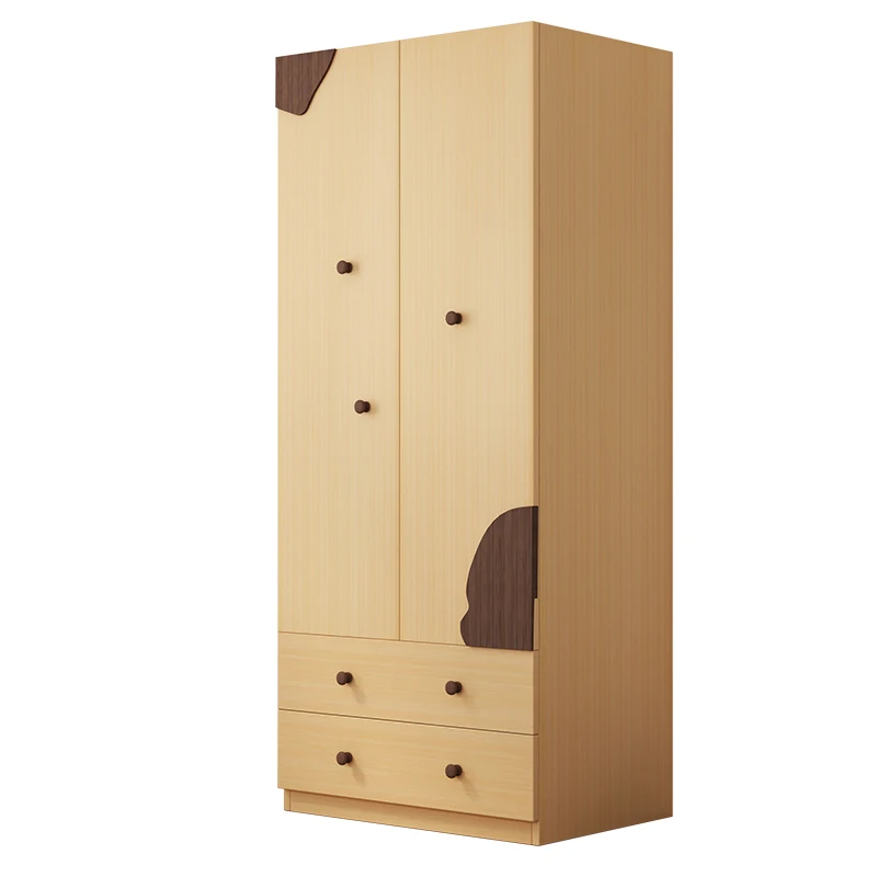 

1Nordic modern wardrobe children's wardrobe small apartment children's room storage wardrobe