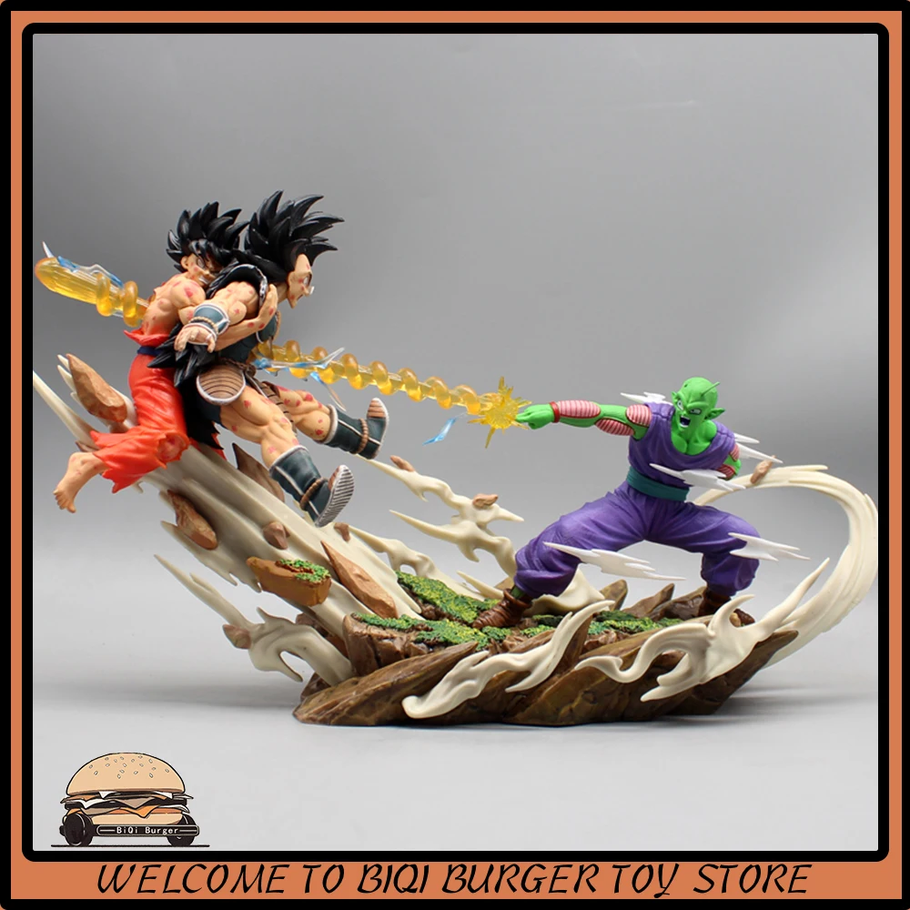 Dragon Ball Anime Figures Raditz Vs Piccolo Figure Son Goku Figure Pvc Models Gk Statue Collectible Toy Decoration Doll Gifts