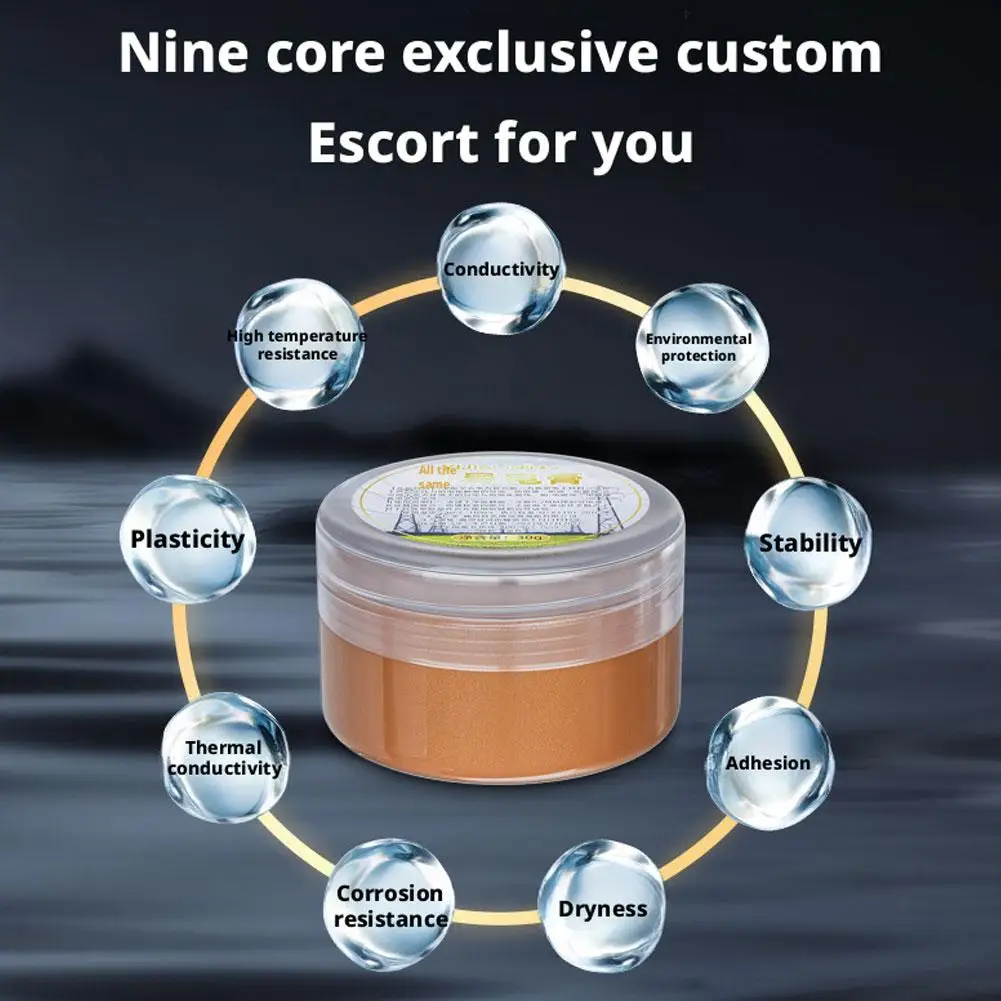 Car Copper Thread Grease Anti-corrosion Anti-rus Thread Anti-seize Maintenance Thread Agent Paste Conductive Grease I2H6