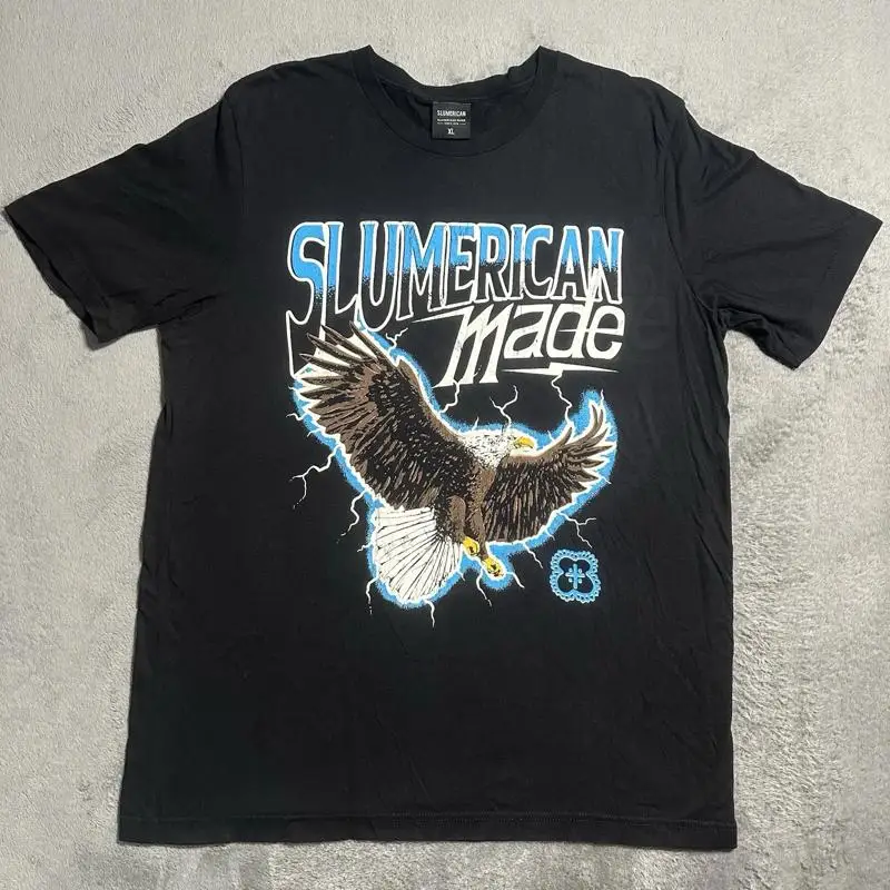 Slumerican Made Lightning Bolt Eagle T-Shirt