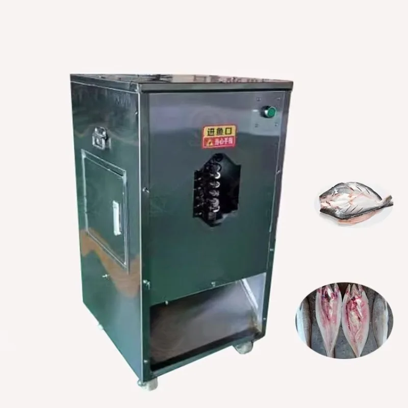 آلة تحجيم الأسماك الاحترافية 304 SS من الدرجة الغذائية للبيع المأكولات البحرية الصناعية