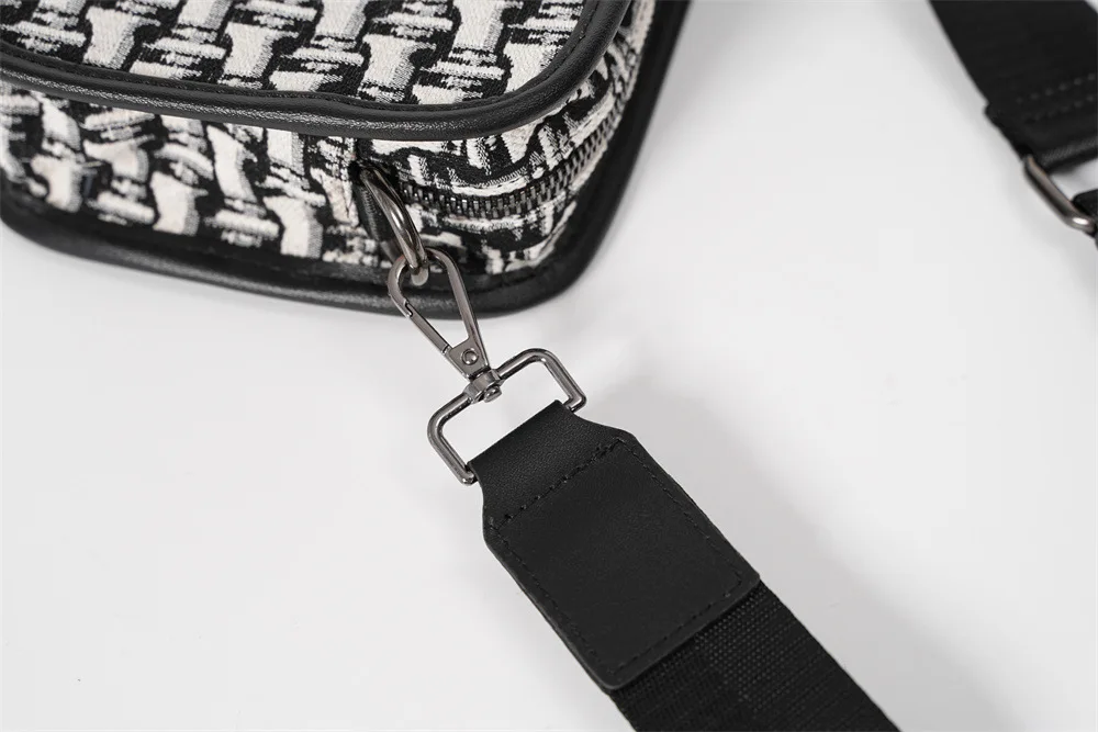 Luxuriöse Umhängetasche für Herren, modisches Markendesign, Herren-Umhängetaschen, quadratische Schultertaschen für Herren, Clutches, Handtasche, Sling Bag – Detail 12