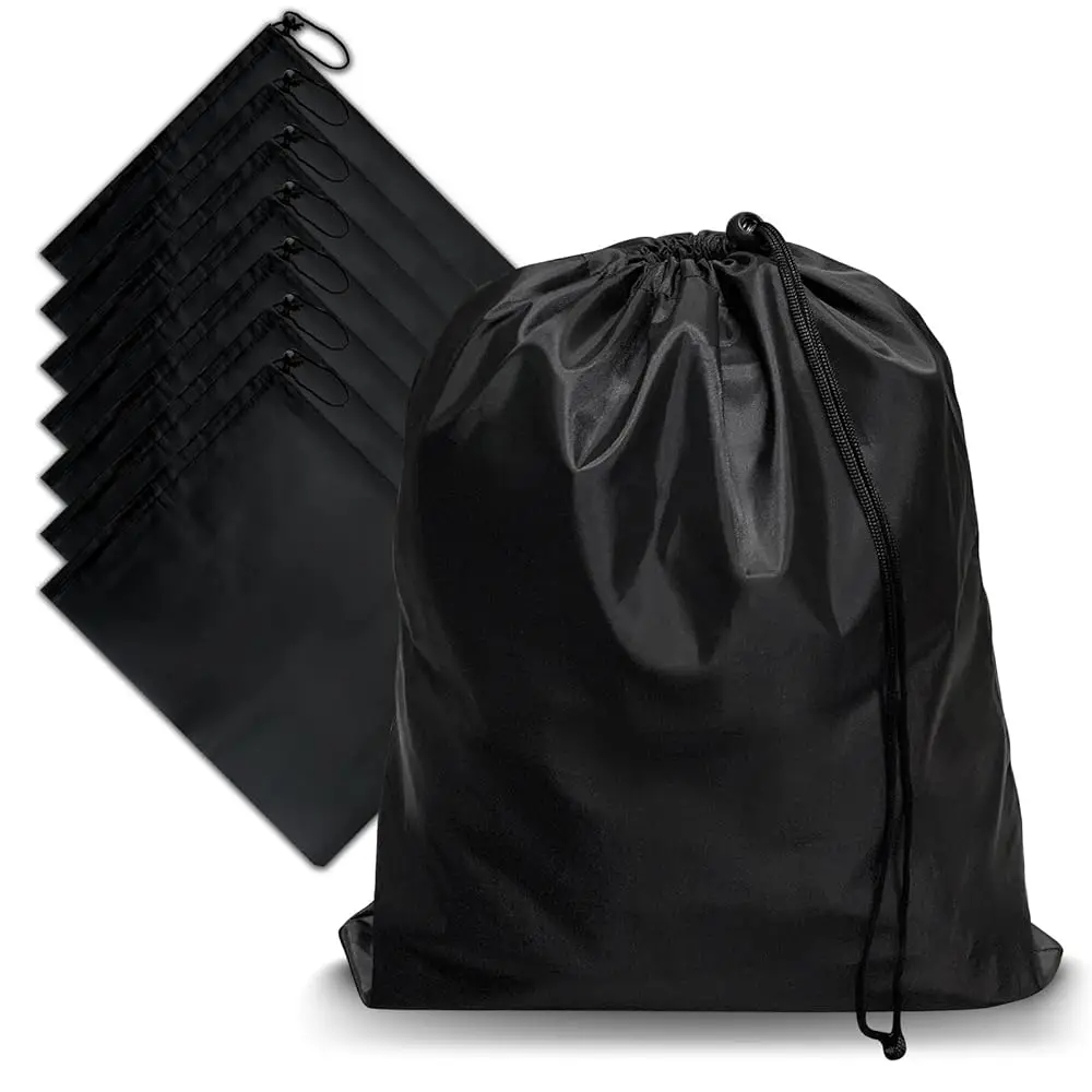 

Набор из 8 сумок на шнурке с застежкой, прочные нейлоновые рюкзаки, мешки-сумки и маленькие сумки-органайзеры для спортзала, спорта, путешествий и повседневного использования