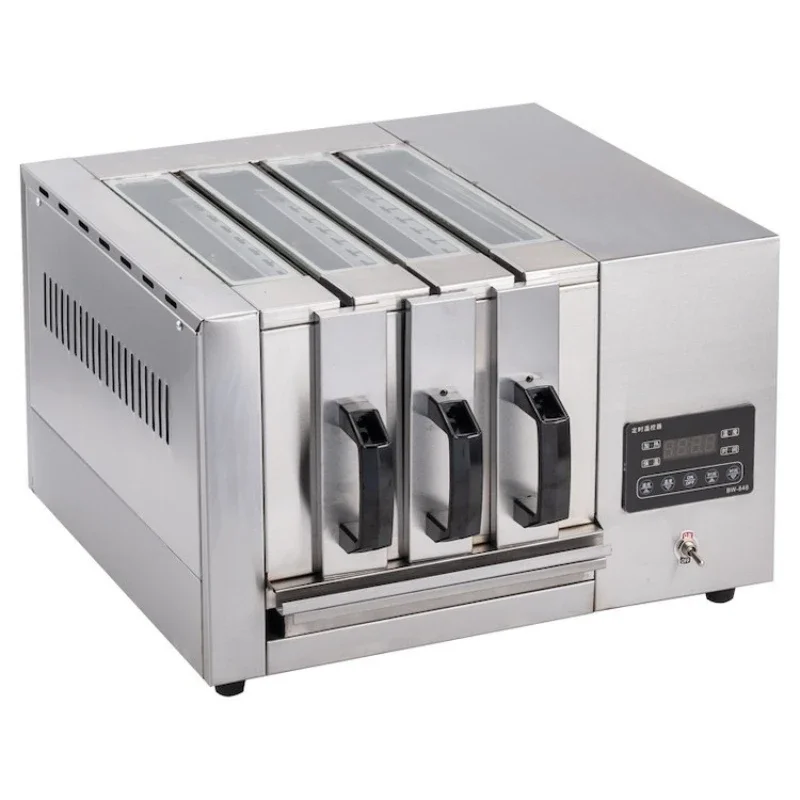 

Automatic rotation of household smokeless grill in electric oven