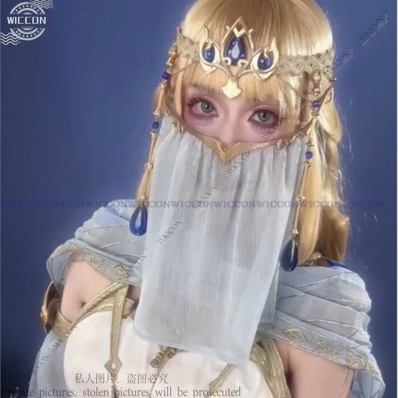 لعبة الحب والفضاء العميق إله المد والجزر تأثيري حلي رفيق الزي الحجاب لصاقات وشم القرط النساء هالوين كوس