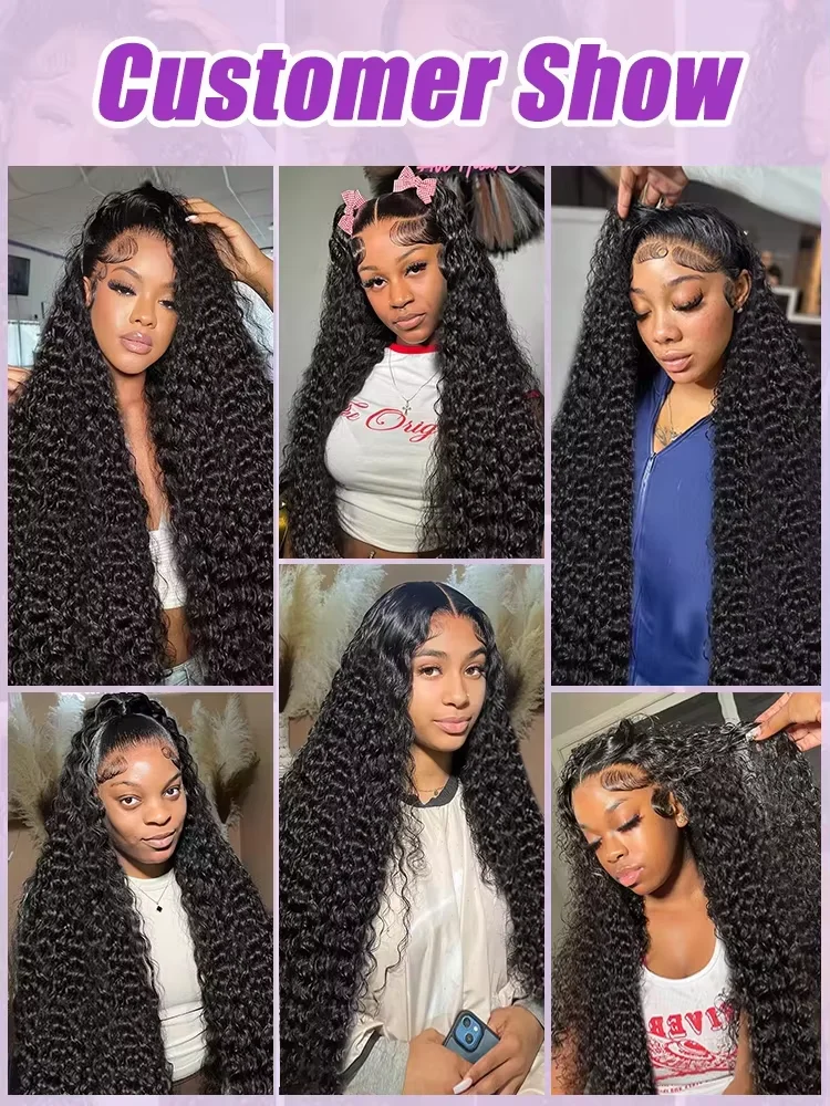 Burmese 30 36 Inch Deep Wave 100% Human Hair Bundles Remy Raw Virgin Water Curly 3 4 Pcs Double Weft Braiding Hair Extension