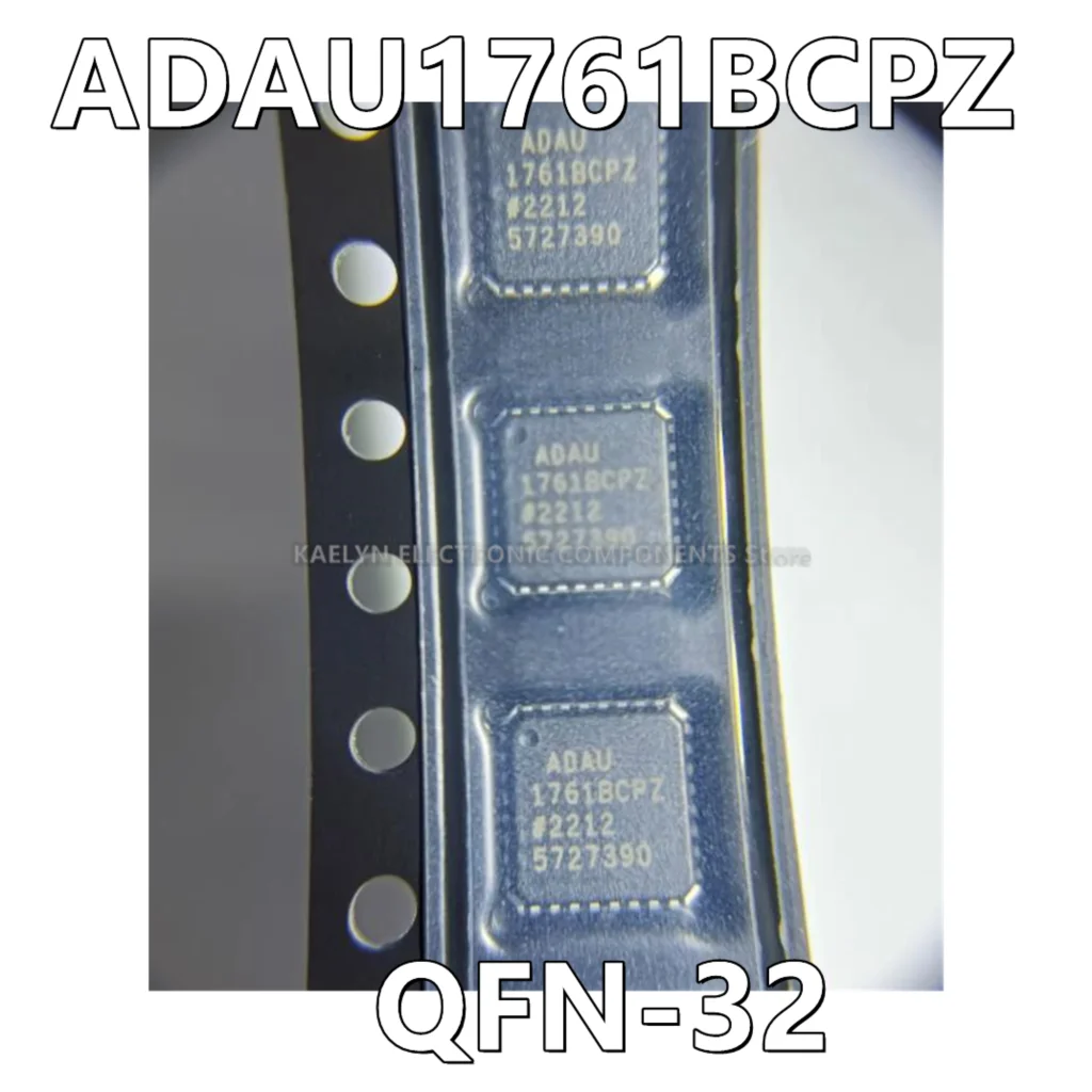 2Pcs/lot ADAU1761 ADAU1761BC ADAU1761BCPZ 1761BCPZ CODEC Low Power Codec w/Sigma DSP QFN-32