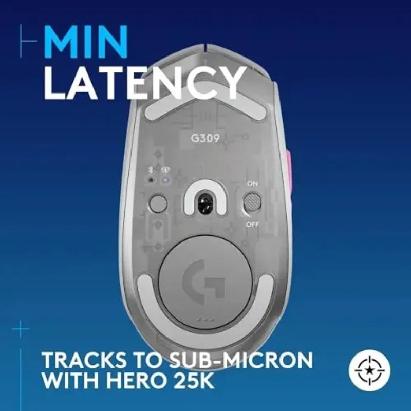 Logitech G309 Lightspeed Wireless Gaming Mouse, Genshin Impact Limited Edition, LIGHTFORCE Switches, HERO 25K Sensor, Long Batte