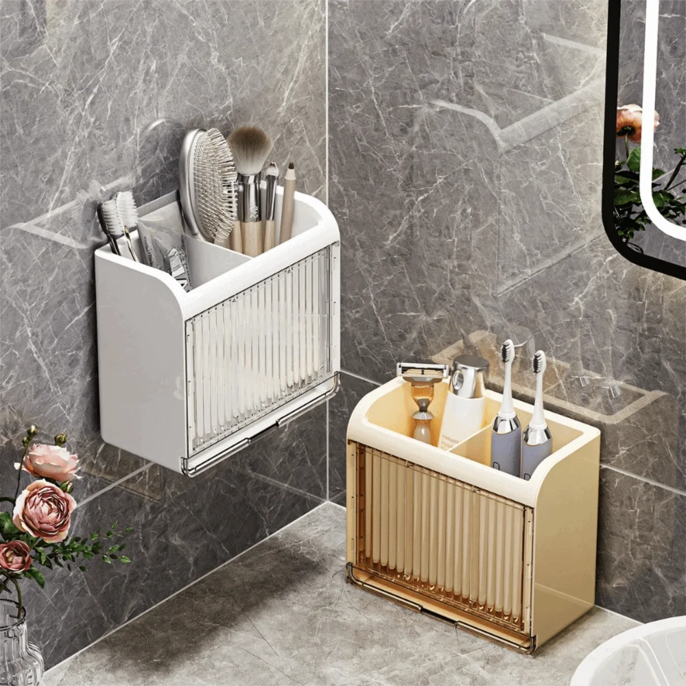 قفص عيدان تناول الطعام قابل للإزالة يُثبت على الحائط، حامل أدوات المطبخ موفر للمساحة مع صينية تصريف، حامل جيد