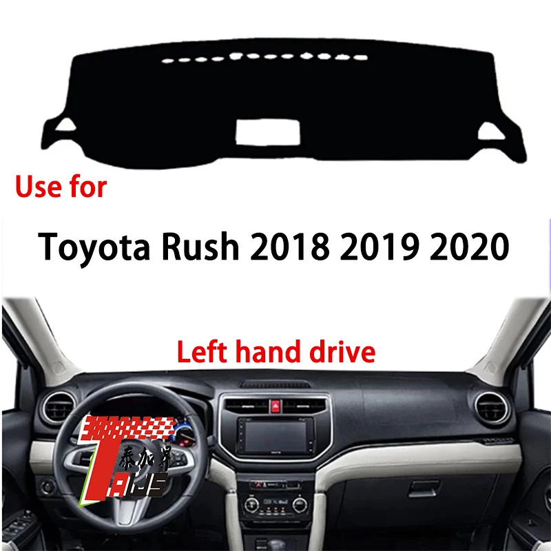 

TAIJS factory high quality Suede dashboard cover for Toyota Rush 2018-2020 Left-hand drive hot selling