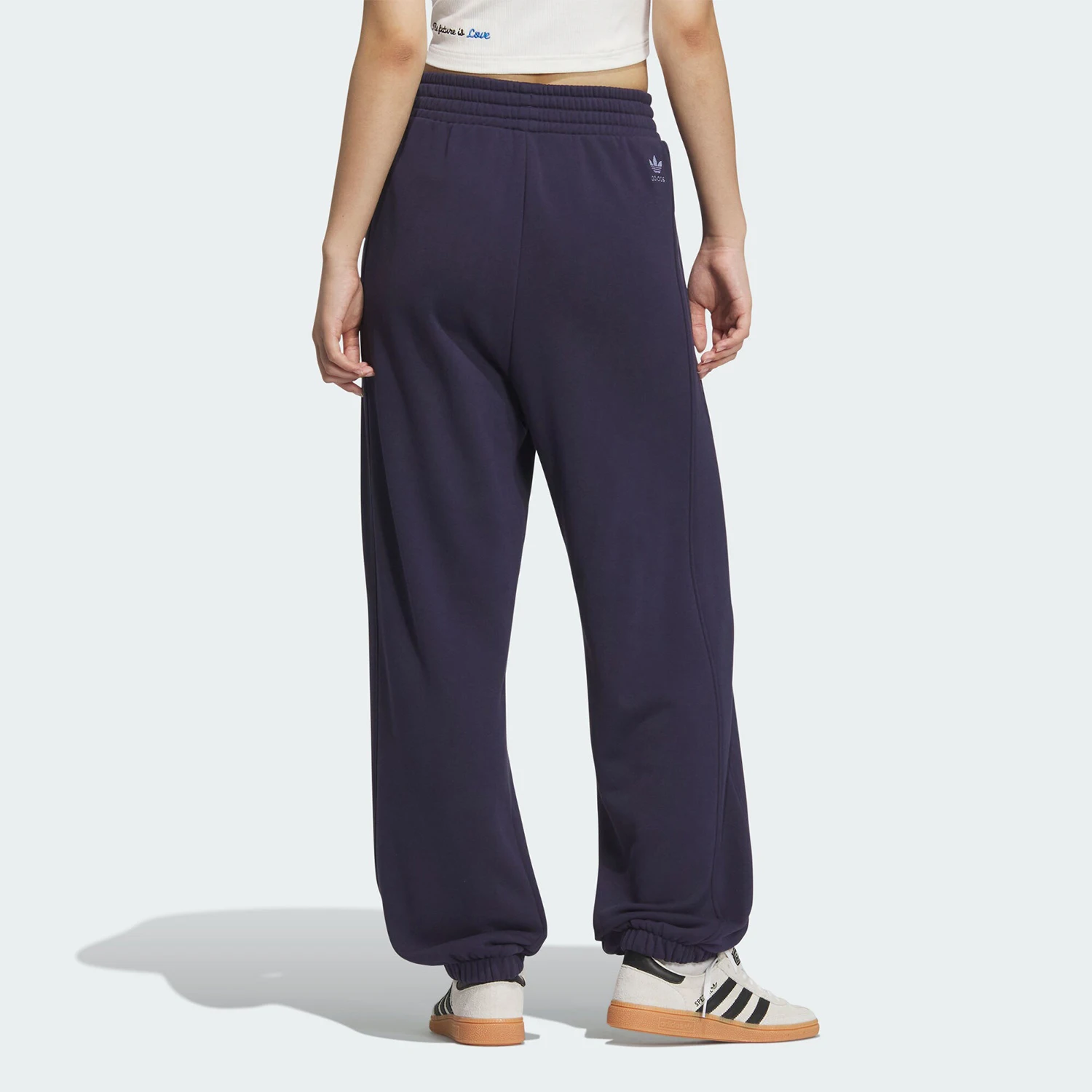 Adidas genuine clover women's loose sports casual knitted pants JL7547