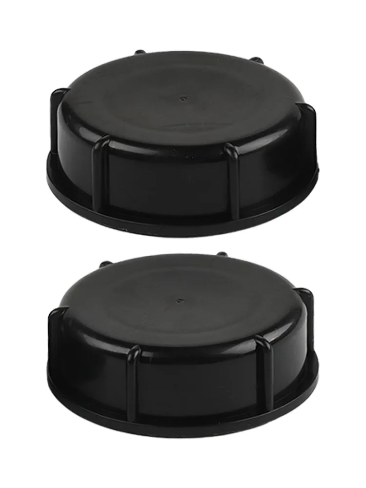 IBC Tank Screw Cap Valve Cover Set of 2 for S100x8 DN80 Grooved Output Port Compatible with Standard IBC Containers