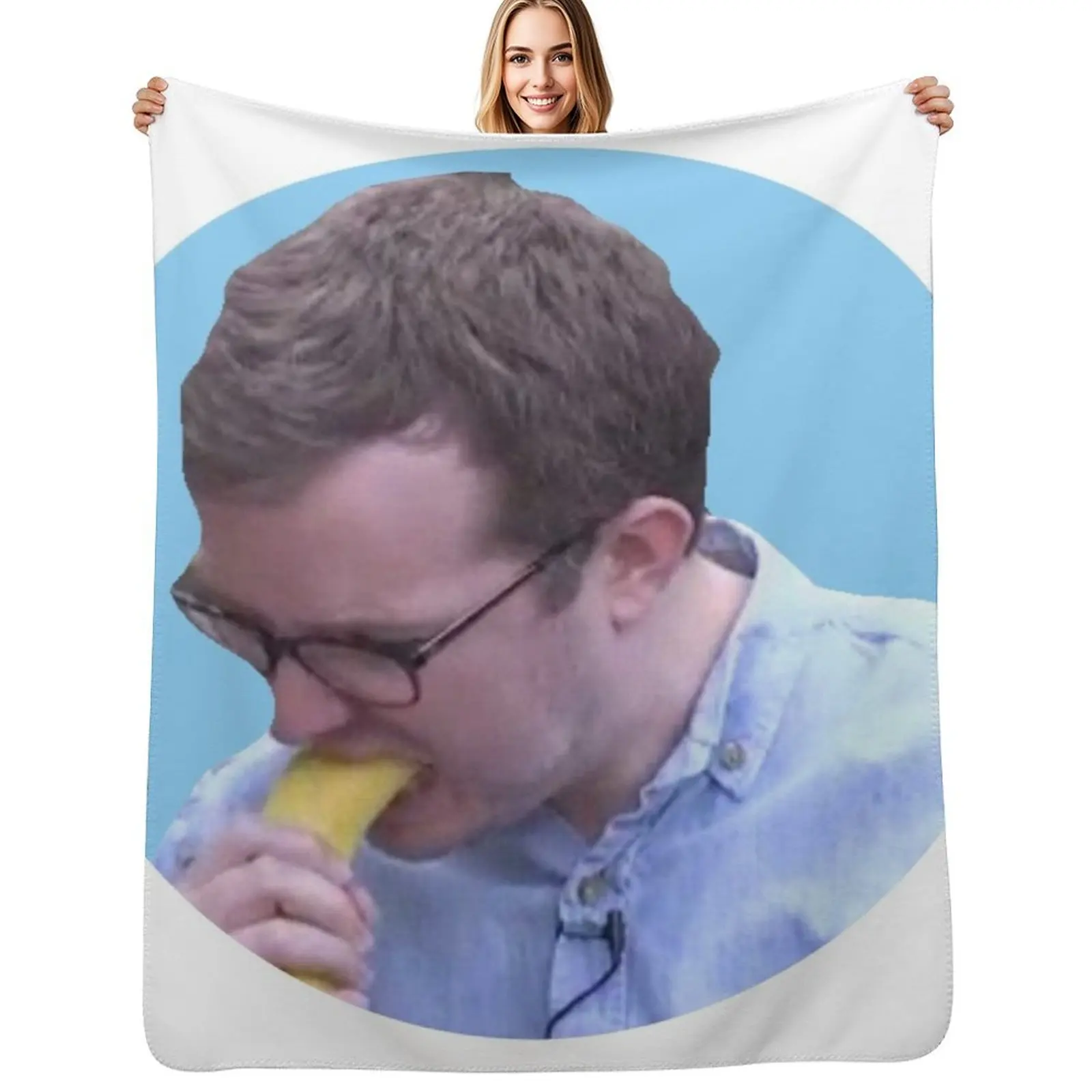 

Griffin Mcelroy Vores a Banana Throw Blanket For Baby Stuffeds Soft Beds Retros Blankets