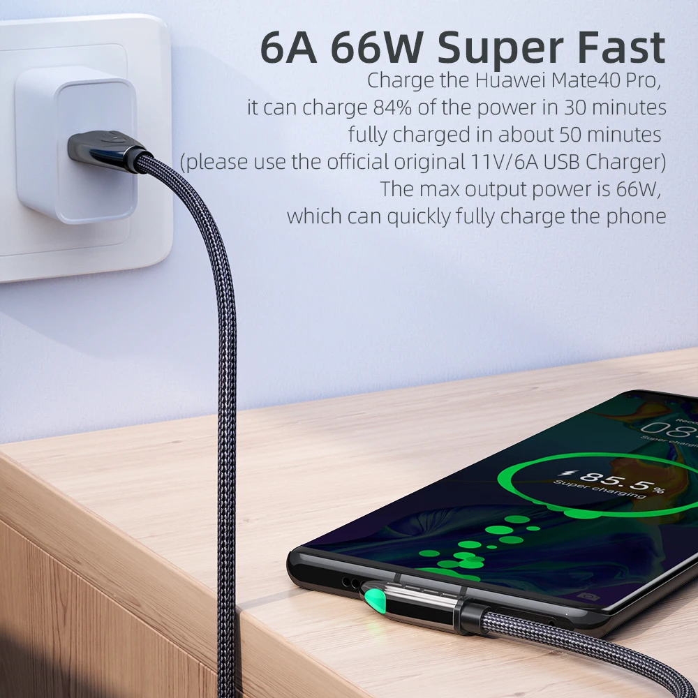 Essager PD 66W USB C a USB tipo C cavo caricabatterie rapido per Xiaomi Poco3 MacBook iPad Samsung Huawei Wire per la ricarica del telefono