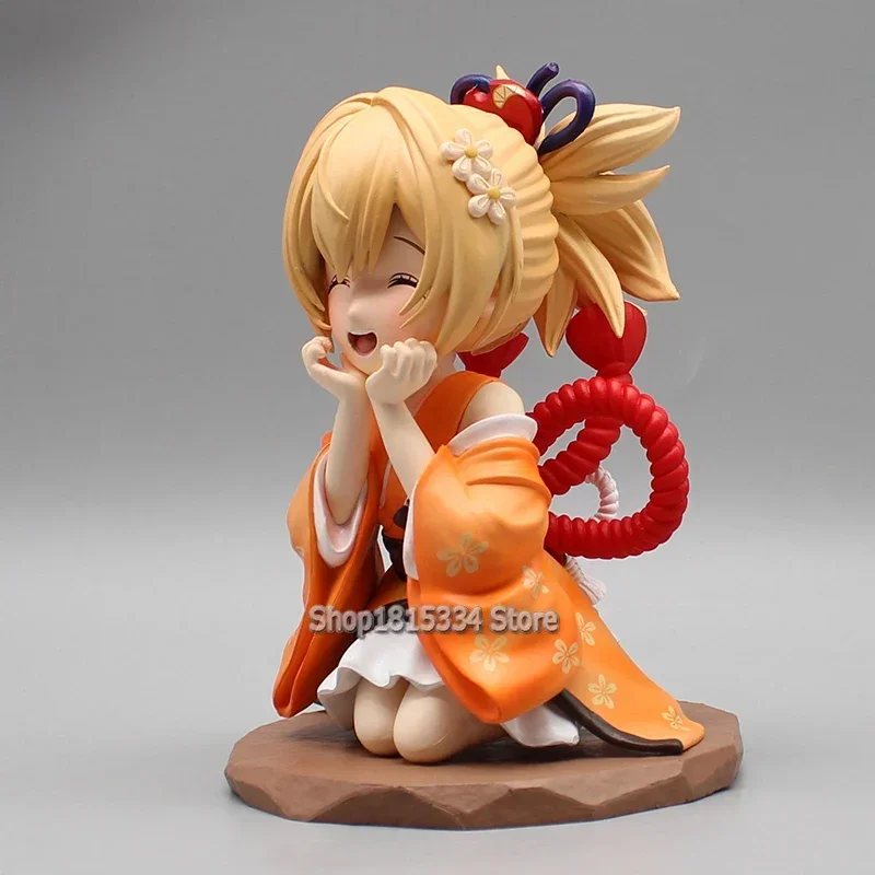 Genshin Impact Figurine GK mignon Raiden Shogun Naganohara Yoimiya figurines Yoimiya Anime PVC modèle Collection jouets cadeaux