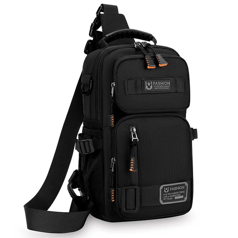 Новый водонепроницаемый мужской рюкзак, уличный нагрудный рюкзак, сумки через плечо на одно плечо, маленькие Mochilas De Hombre Mini Sac À Dos Homme