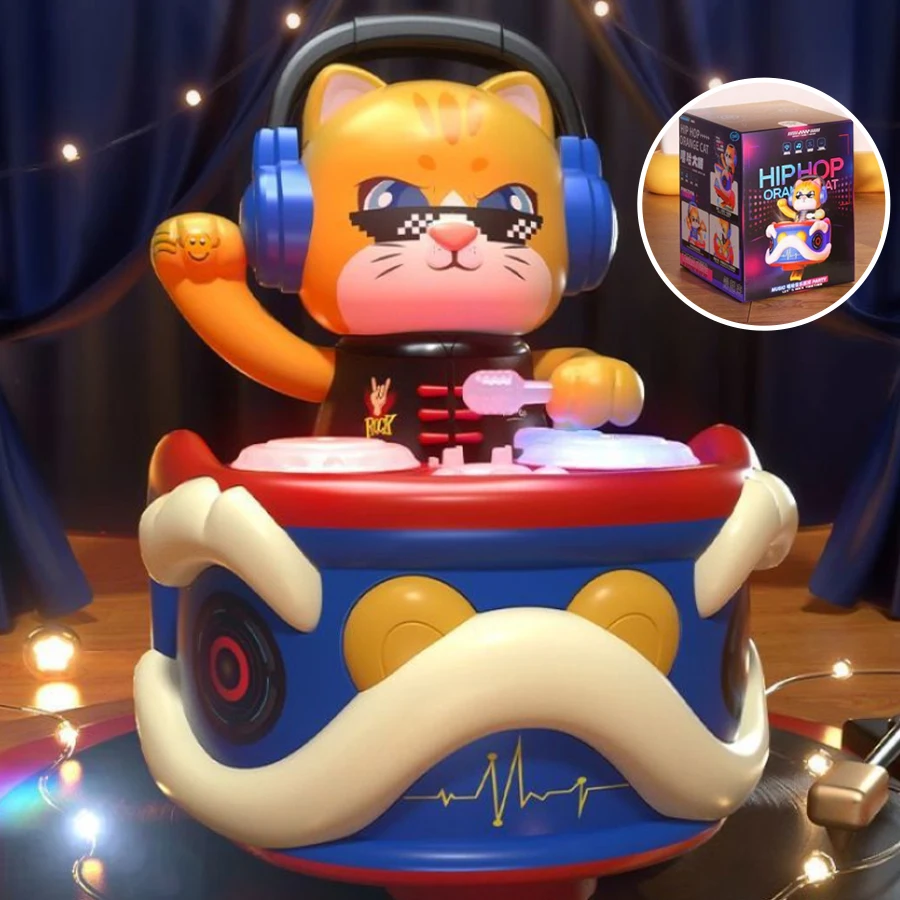 Disco eléctrico para hacer DJ cat, Columpio de luz y sonido fresco, conducción universal, adecuado para regalos de niños, Halloween y Navidad
