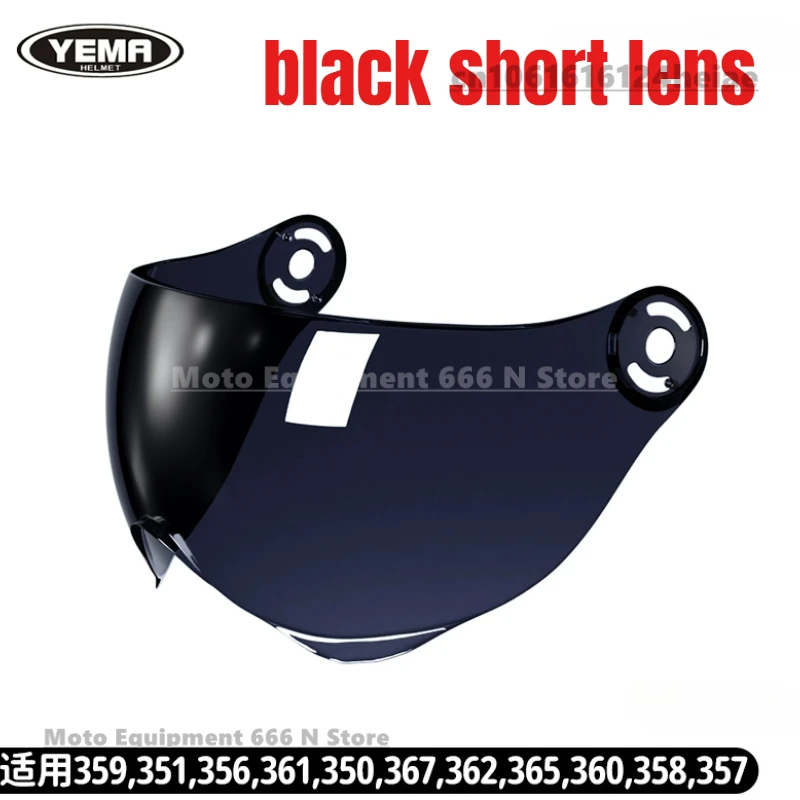 Lente de casco YEMA 351, protector solar de verano YEMA 350, lente transparente Original, accesorios para casco