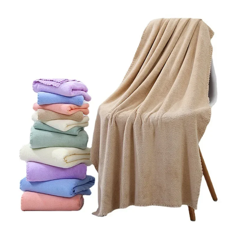 70x140cm Bath Towel Rectangle Bathing Towel Soft Home Decor  Large Towels For Home Hotel