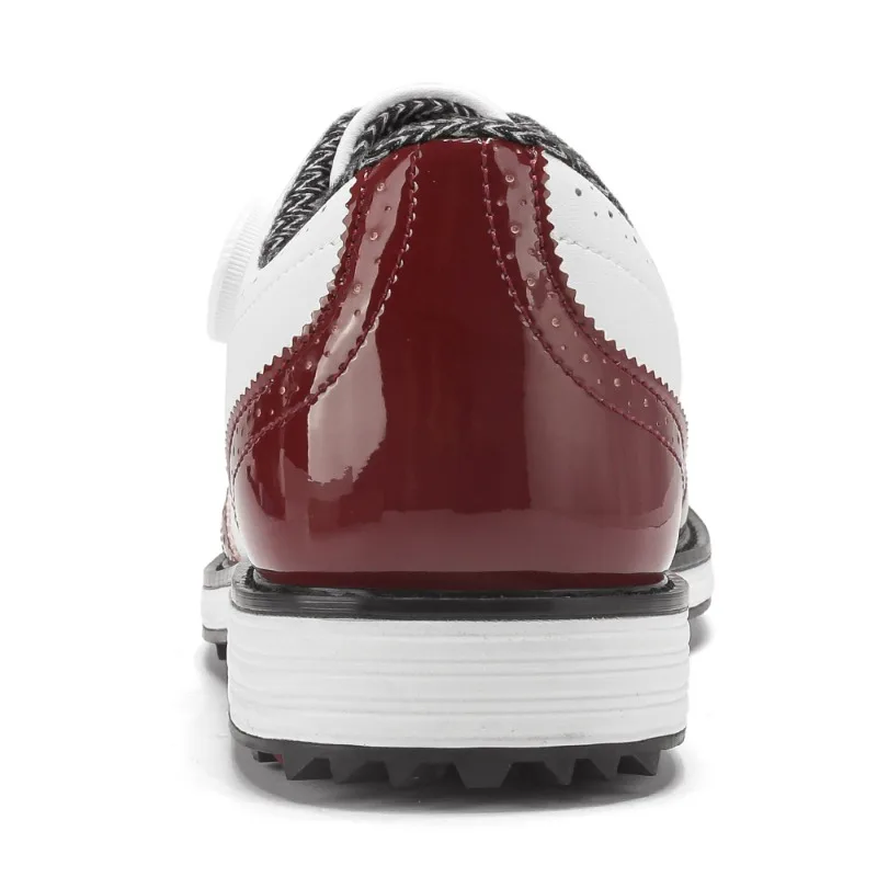 أحذية جولف كلاسيكية للرجال مضادة للانزلاق أحذية جولف للرجال سريعة الأربطة لتدريب الجولف