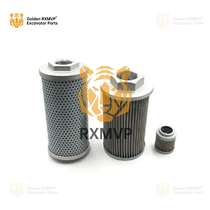 For Kubota Hydraulic Oil Filter Element Pilot Inlet Oil Return Oil Filter  U30 35 KX135-3S  Excavator