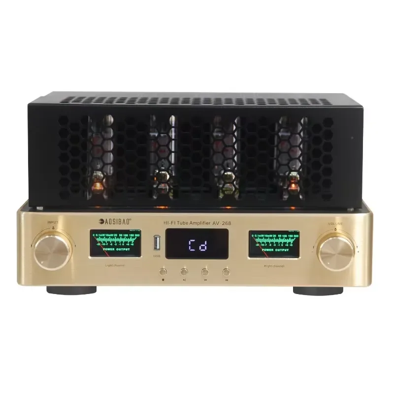 KYYSLB Fever Hifi Tube Amplifier AV268 Push-pull Pure Bile Machine Lossless Blueteeth 5.4APTX FET Dual Mode Tube Amplifiers