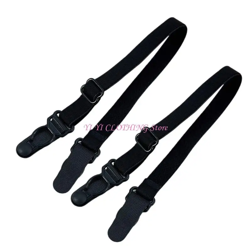 N5KF 2PIECSES Women's BRA Strap Grippers مضادة للانزلاق قابلة للتعديل حاملي حزام داخلي مرنة قابلة للتعديل #1