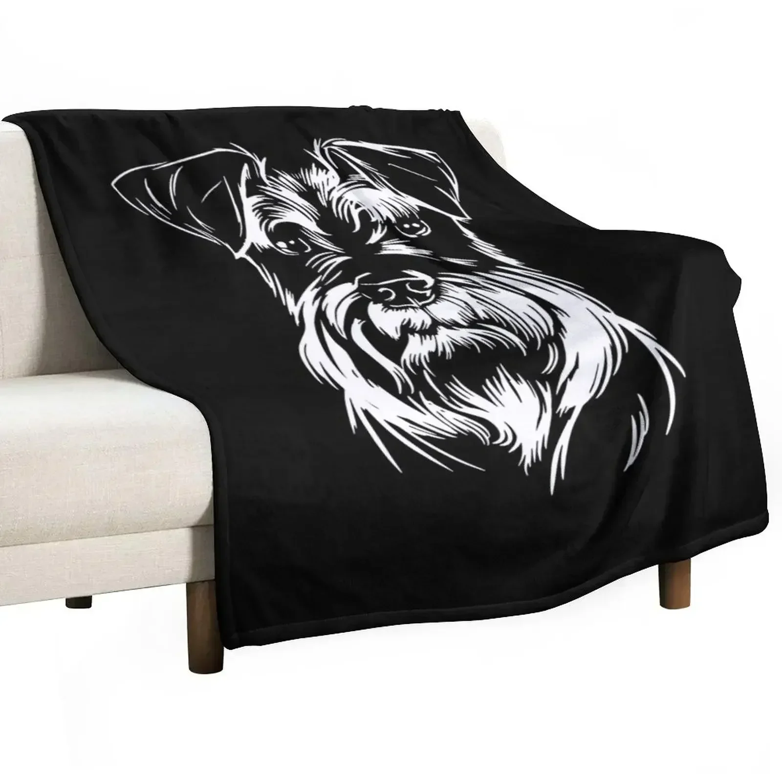 New Schnauzer dog Throw Blanket Stuffeds Single Sleeping Bag Luxury St Blankets