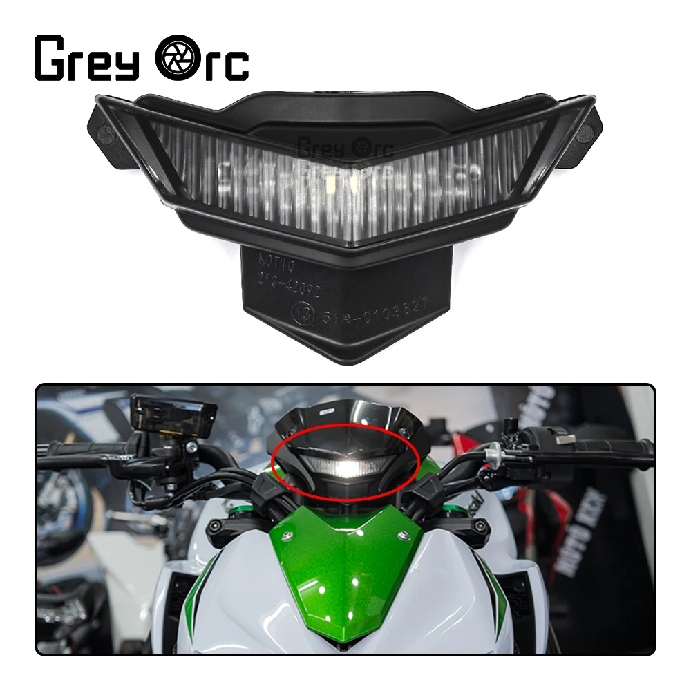 

Z 1000 Front Lighting For Kawasaki Z 1000 Z 1000 2014-2019 Motorcycle LED Headlights Fog Lights Center Auxiliary Light