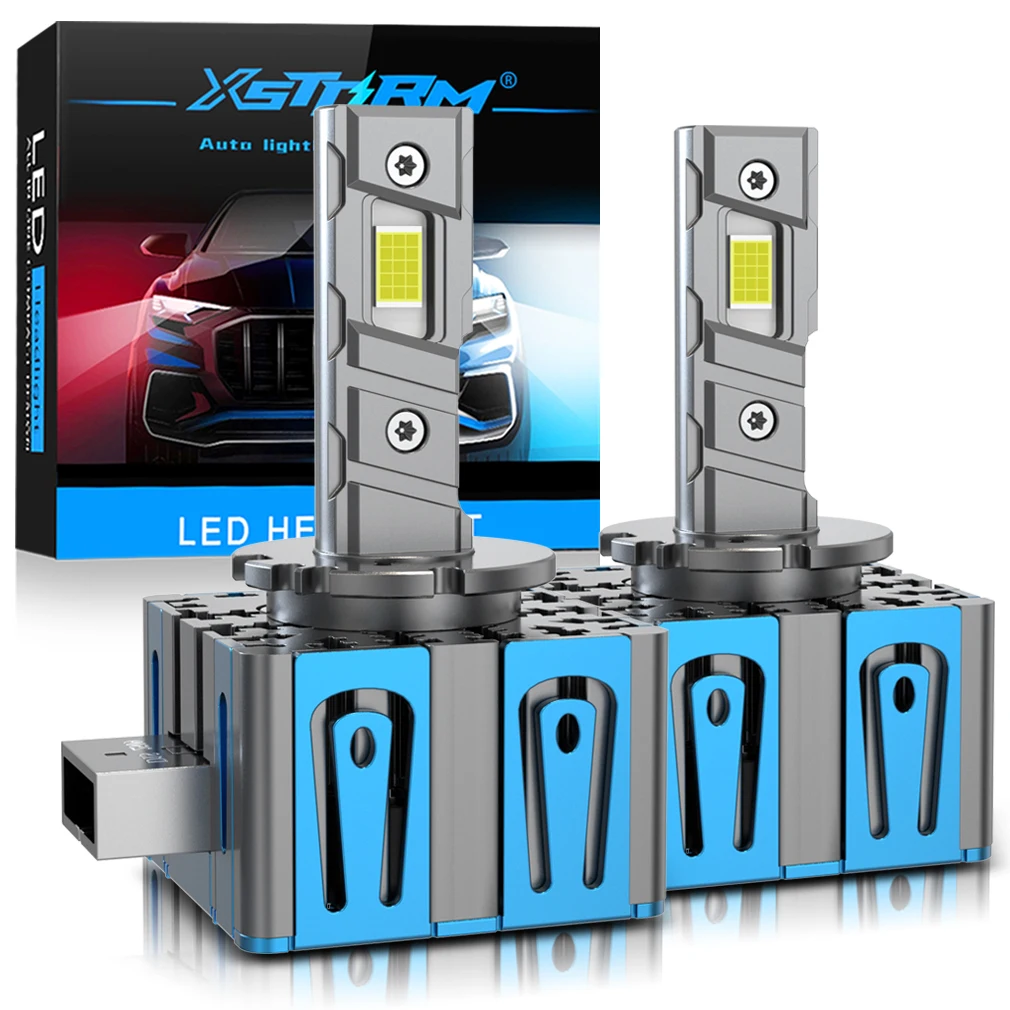 XSTORM D1S D3S Светодиодные автомобильные фары Лампы D1R D2S D3R D4S Светодиодные турбо-светильники 6000K 30000LM Автомобильные лампы Plug&Play HID Conversion Kits