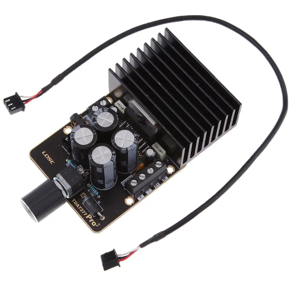 Car Stereo Amplifier Board High-grade Black Circuit Class AB 2 Channel Amplify Module for Automotive DIY Projects
