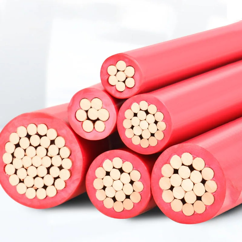 BV Copper Electric Cable 10mm²-120mm² 7 5 3 2AWG 2Meter Single Core Hard Wire Home Improvement Wire PVC Sheathed Copper Cable