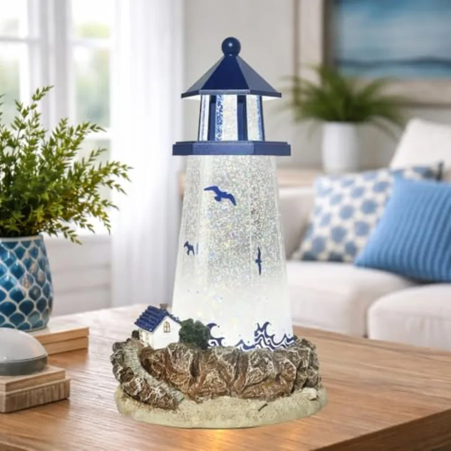 Lighthouse Water Globe by 11.5