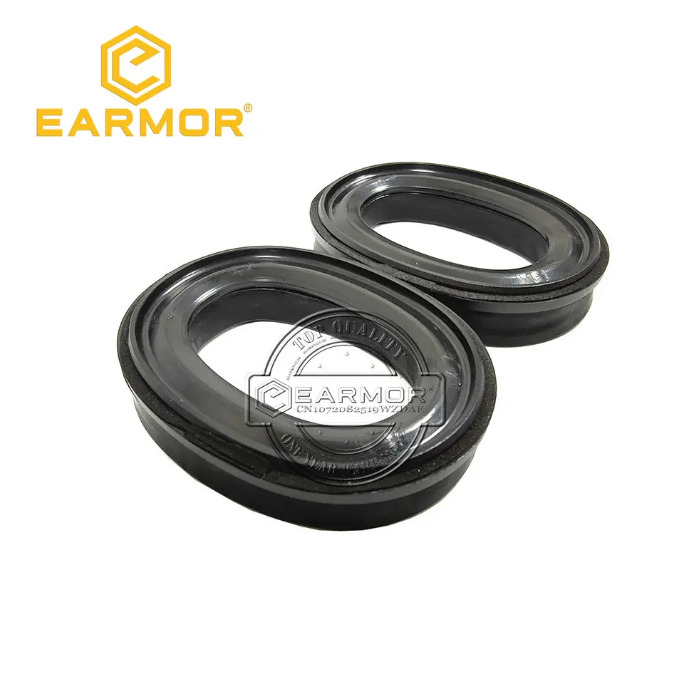 EARMOR S06 Silicone Gel Ear Sealing Rings Pair Headset Accessories Fit for M30 Shooting Noise Reduction Headset Replacement