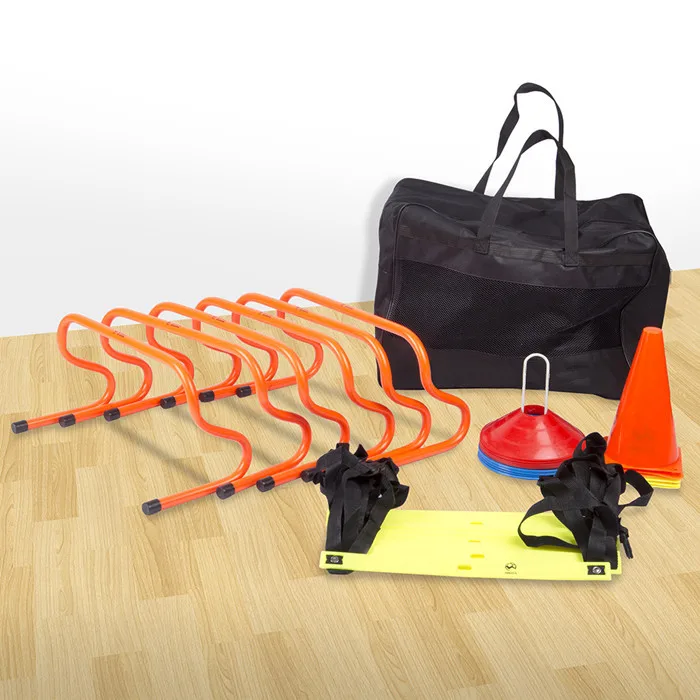 Wholesale Sports Speed Agility Training Set - Includes 6 Hurdles, Ladders,10 Cones with Holder, 6 Roadblocks for Training Soccer