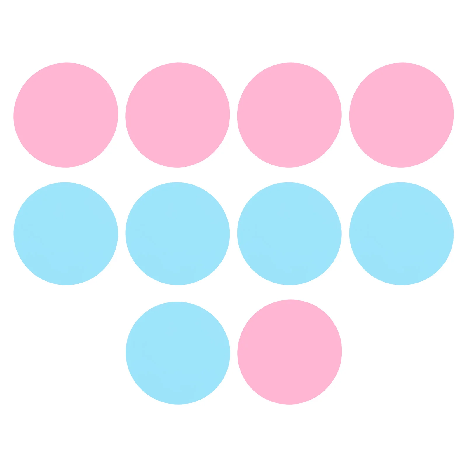 

10pcs Nail Silica Gel Smooth Surface Easy Clean Manicure Accessories Color Mixing Plates Display Works Long