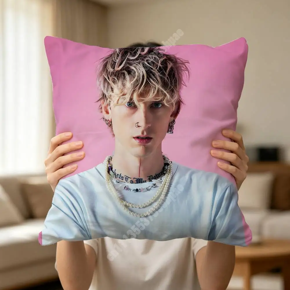 M-Machine Gun K-Kelly Lost Americana Sofa Couch Pillow Cover Cushion Case Cozy Bedroom Accent Studio Furnishing