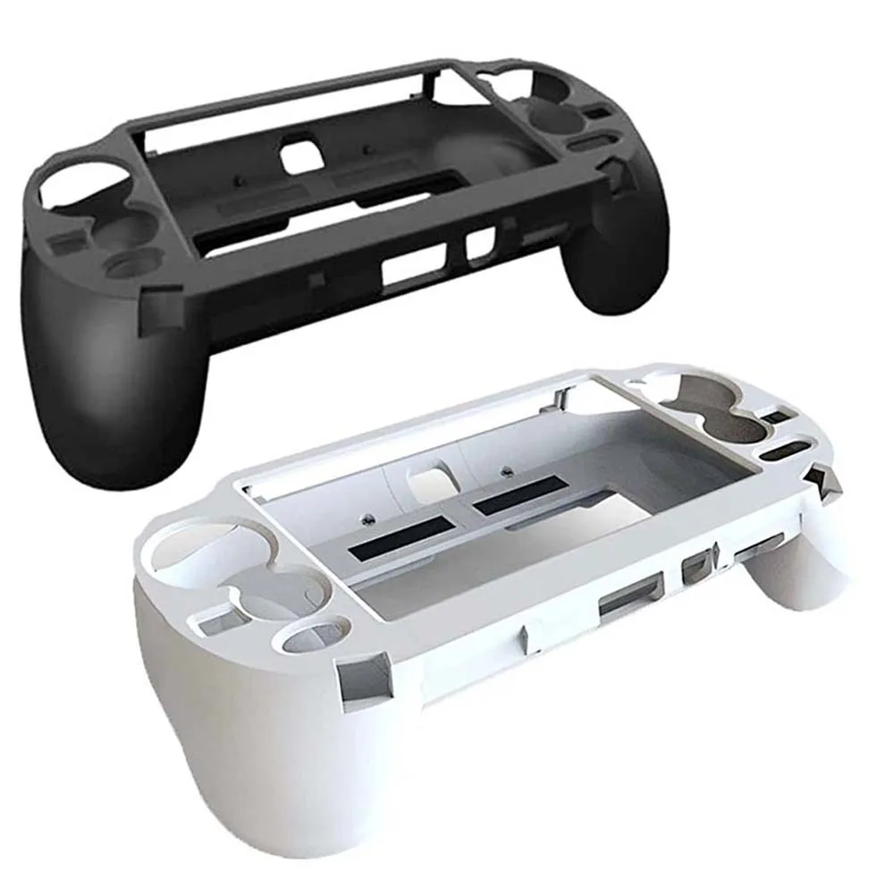 

New White Black For PS VITA 1000 PSV1000 Game Hand Grip Handle Holder Joypad Stand Case Shell Protect L2 R2 Trigger Grips Parts