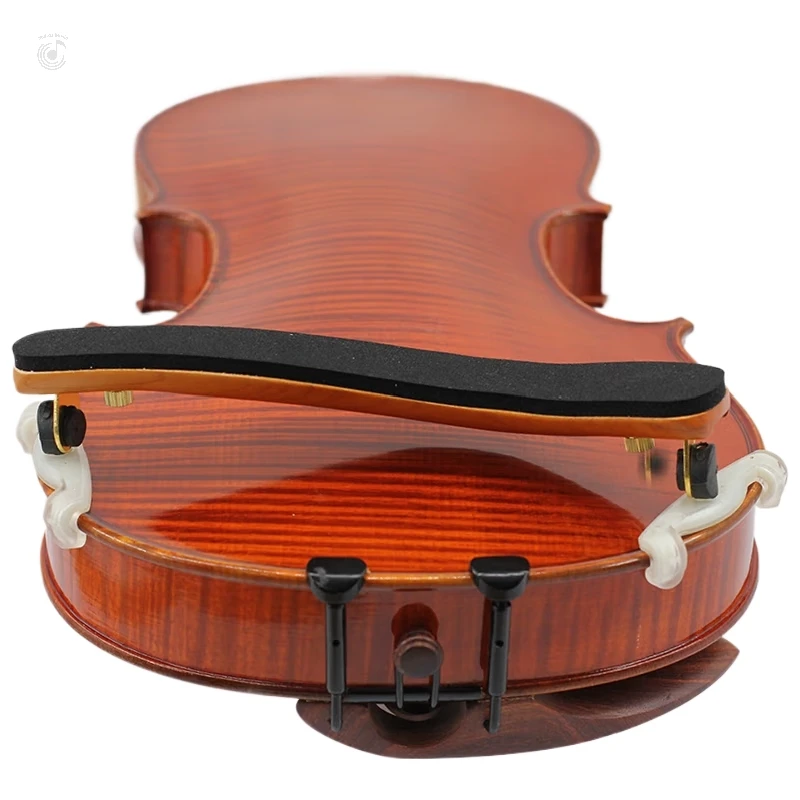 Solid Wood Sponge Shoulder Rest for Violin/Fiddle Accessories-Protection & Comfort Padded