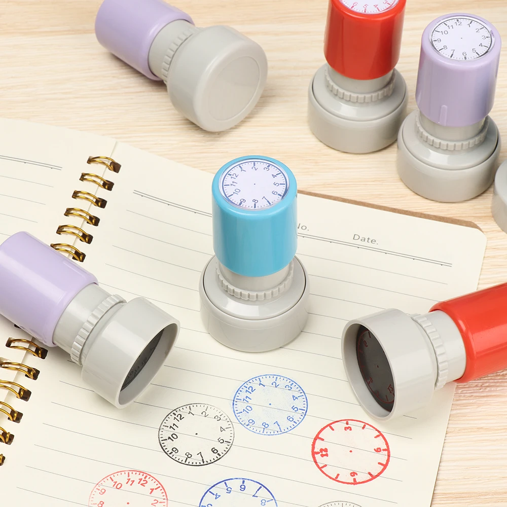 Gifts Teaching Aids Stamps   Student Teaching Tools Clock Dial Clock Stamp Learning Recognition