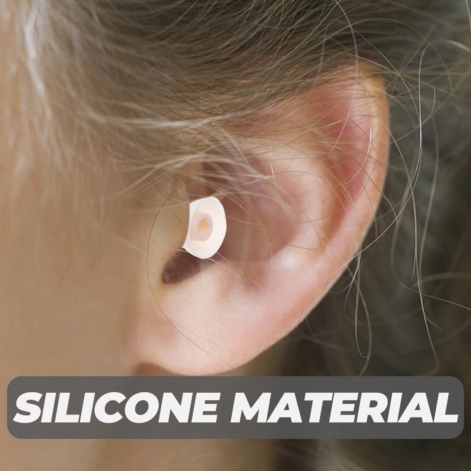 8 Uds. De puntas de auriculares de silicona para auriculares inalámbricos, orejeras de repuesto suaves con aislamiento de ruido, cubierta para auriculares, lavables con agua y duraderos