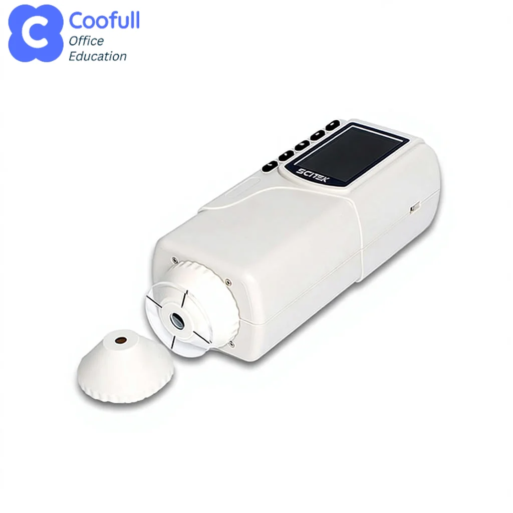 COOFULL Portable Colorimeter 8/d Illuminating/Viewing Geometry Silicon Photoelectric Diode Detector D65 Light Source