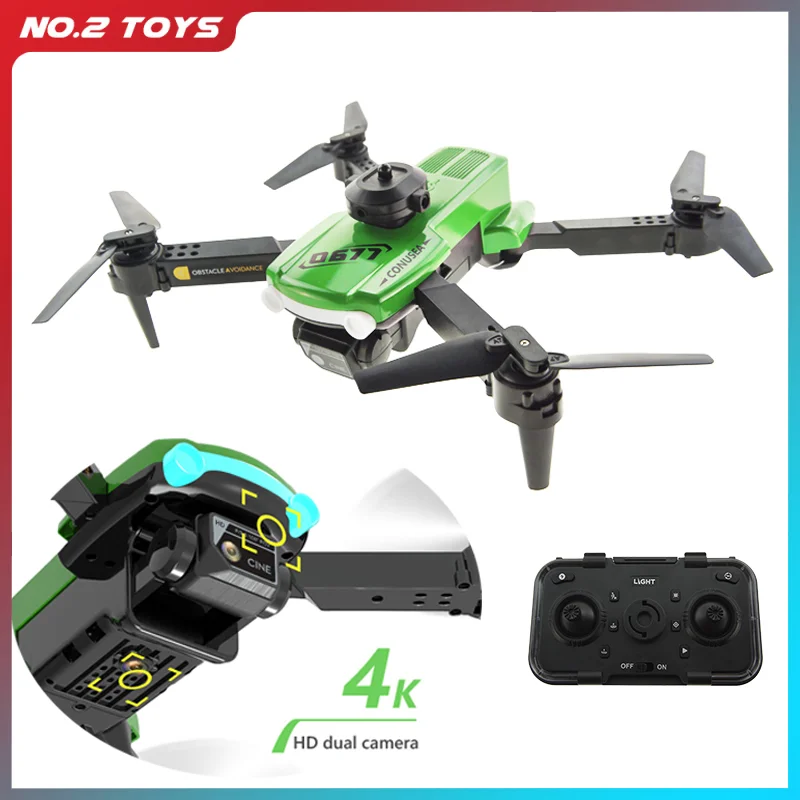 

2.4G Remote Control Drone Kids Flying Toy WIFI FPV 4K HD Camera Helicopter Foldable 4CH RC Quadcopter Drone Lights Altitude Hold