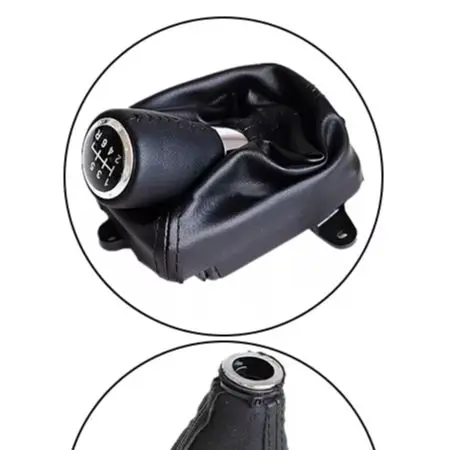 Gear Shift Knob Boot for For HONDA For ACCORD VIII 2008 2014 6 Speed Configuration Black Finish for Modern Interior