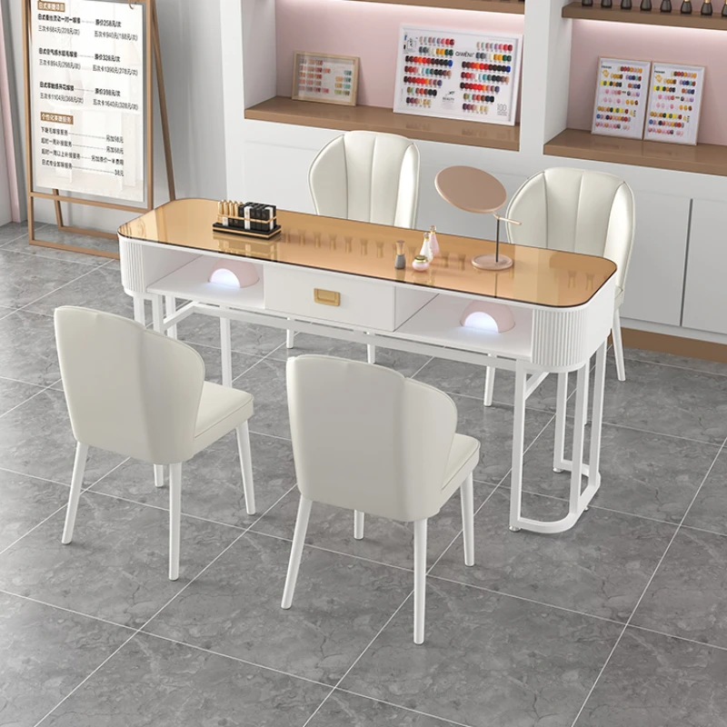 

Дизайнерский домашний Маникюрный Стол для салона красоты и офиса, простой женский роскошный Маникюрный Стол, стол для уборки магазина, мебель для салона, RR50MT