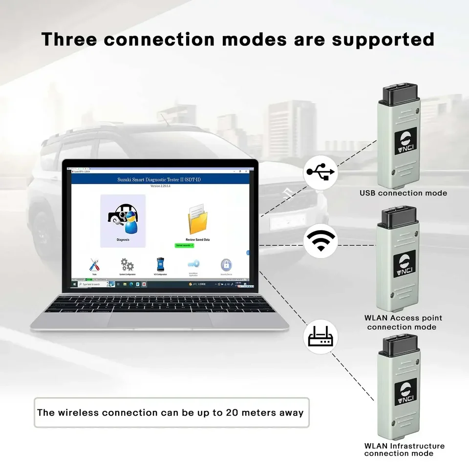 VNCI 6516SZ スズキ車診断ツール用 SDT-II OEM ソフトウェアドライバー