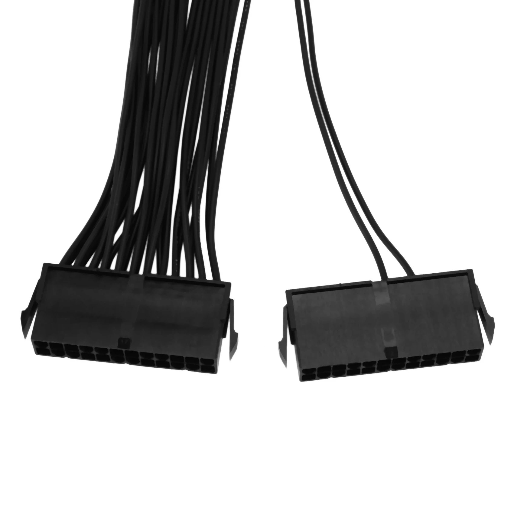 Ingenious-10X Power Supply Splitter, Dual PSU Cable Adapter 24 Pin 20+4 Pin ATX Motherboard Adapter Extension Cable